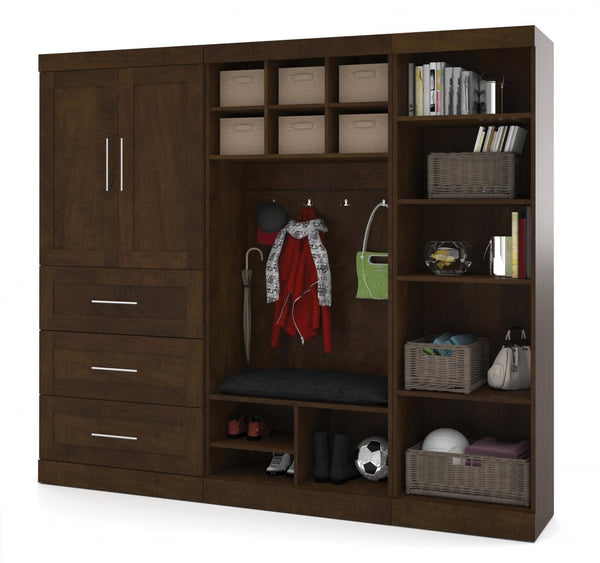 97W Mudroom Storage Unit with Bench