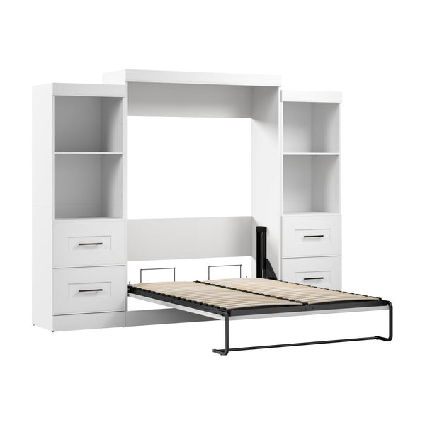 Full Murphy Bed and Closet Organizers with Drawers (110W)
