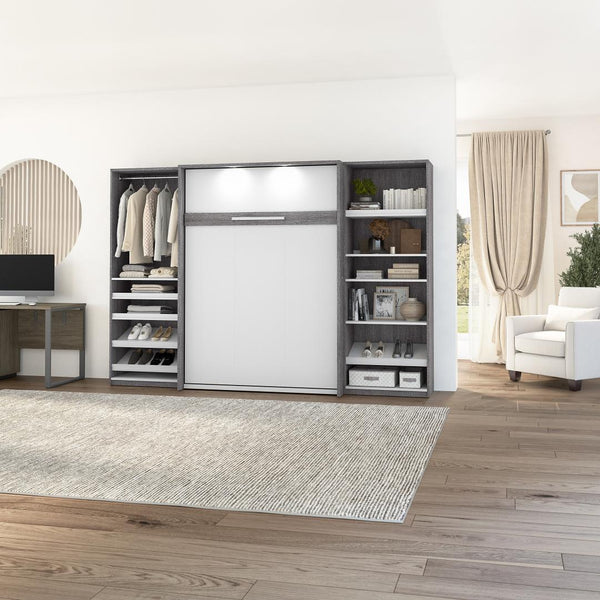 Full Murphy Bed with 2 Closet Organizers (119W)