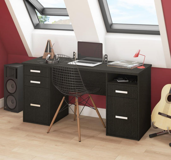 Small Desk with 2 Pedestals
