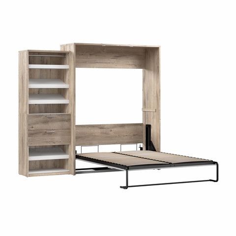 Queen Murphy Bed with Closet Organizer (95W)