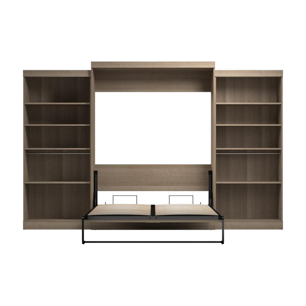 Queen Murphy Bed with 2 Shelving Units (137W)