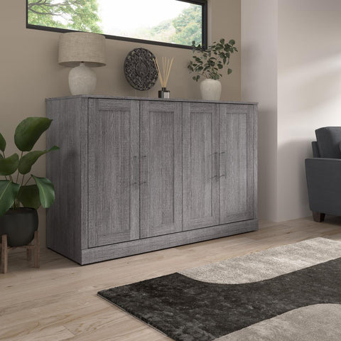 69W Full Cabinet Bed with Mattress