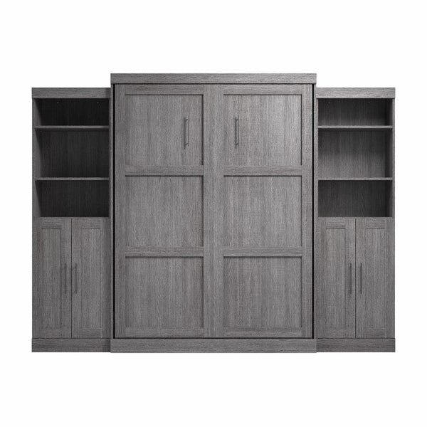 Queen Murphy Bed with Closet Storage Organizers (115W)