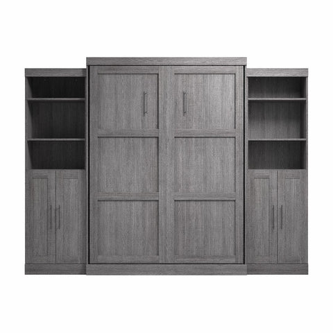 Queen Murphy Bed with Closet Storage Organizers (115W)