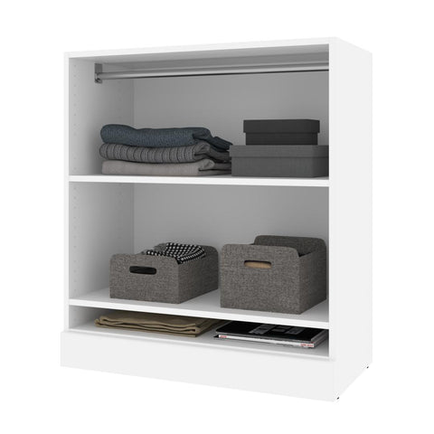 Traditional Small Closet System with Shelves, 36W x 19D