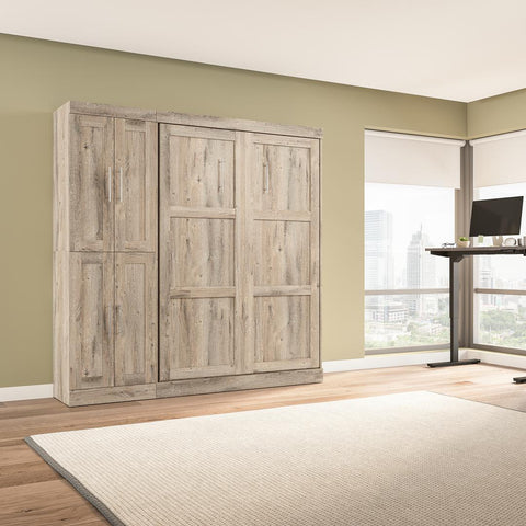 Full Murphy Bed with Closet Organizer (84W)