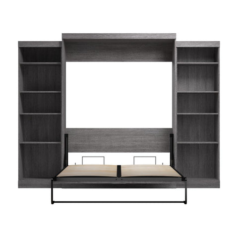 Queen Murphy Bed and 2 Shelving Units (115W)