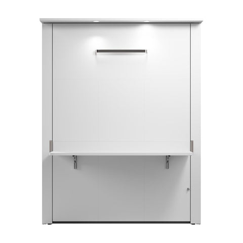 68W Queen Murphy Bed with Desk