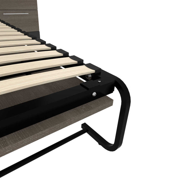 Full Murphy Bed and Narrow Storage Solutions with Drawers (99W)