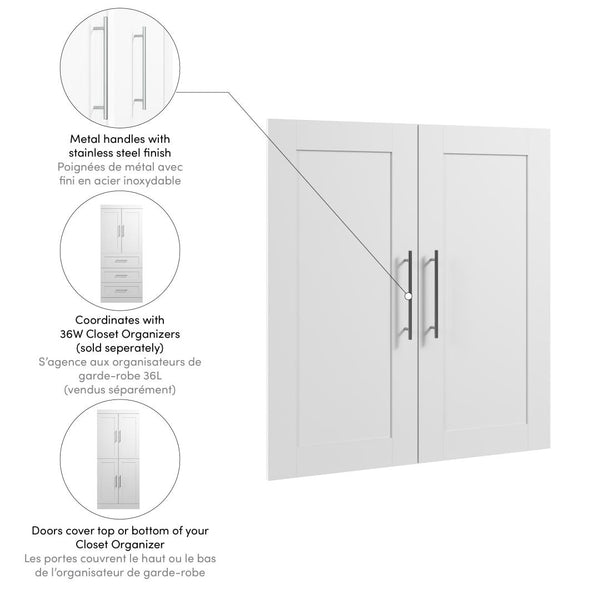 Contemporary Doors (2) Set, 36W