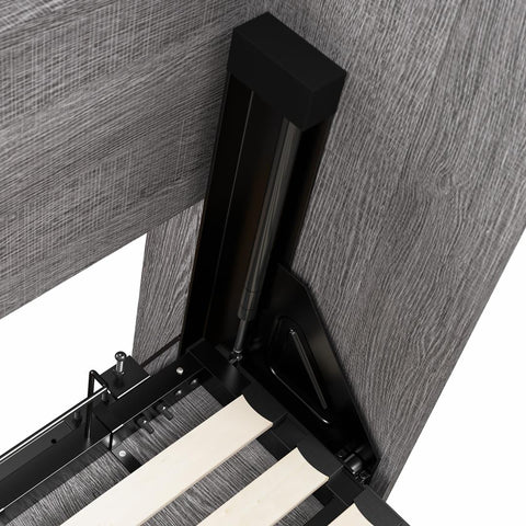 Queen Murphy Bed with 2 Closet Organizers with Drawers (125W)