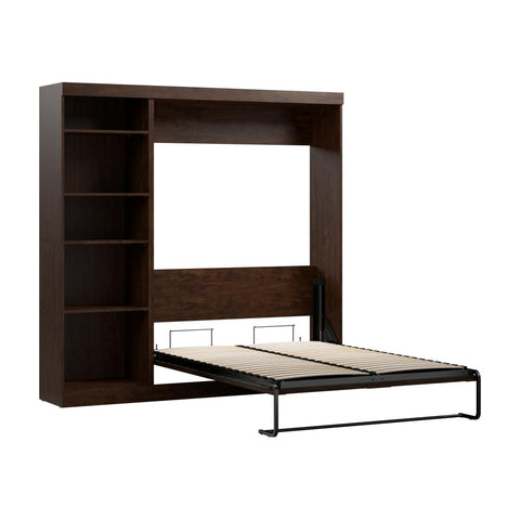 Full Murphy Bed with Shelving Unit (84W)