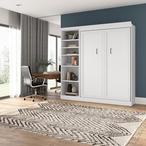 Full Murphy Bed and Closet Organizer (84W)