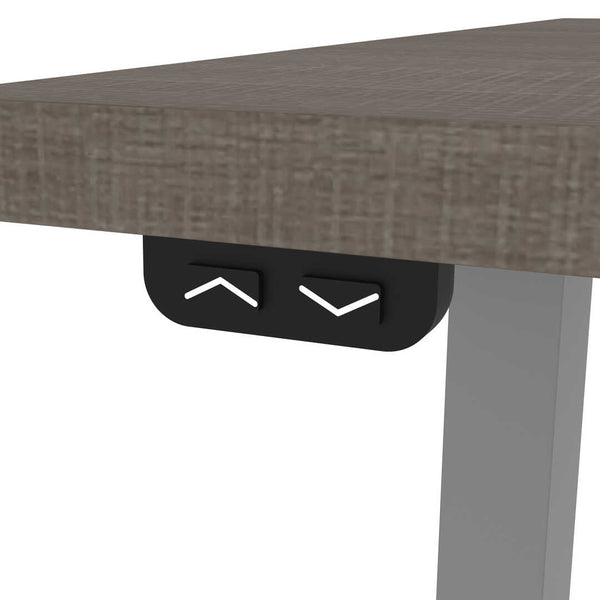 60W x 30D Standing Desk with Dual Monitor Arm