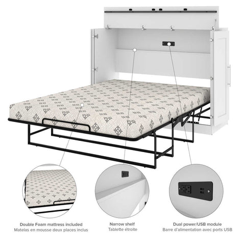 61W Full Cabinet Bed with Mattress