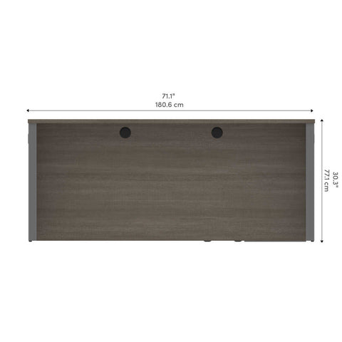 72W U-Shaped Executive Desk with Pedestal