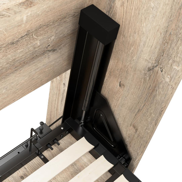 Queen Murphy Bed with Shelving Unit (90W)