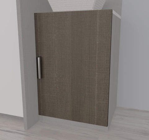 Queen Murphy Bed with Floating Shelves (104W)