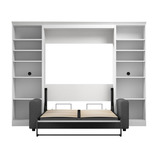 Full Murphy Bed with Sofa and Closet Organizers (109W)