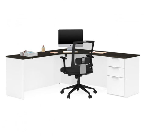 Corner Desk with Pedestal