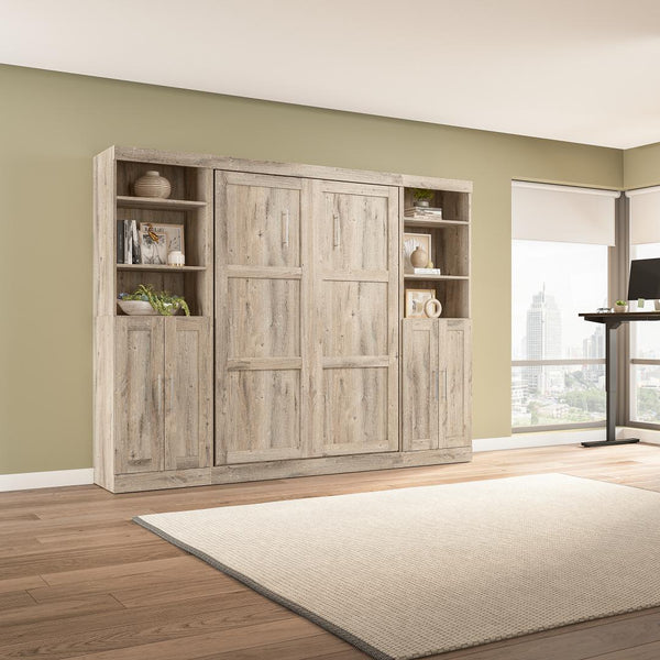 Full Murphy Bed with Closet Storage Organizers (109W)