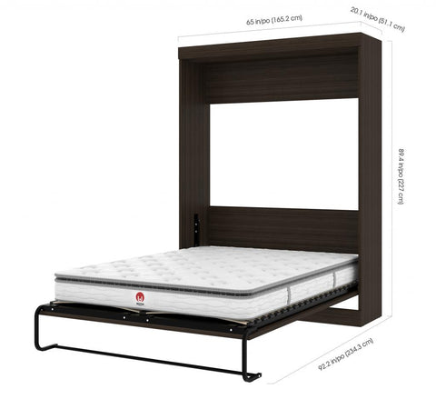 65W Queen Murphy Bed with Mattress