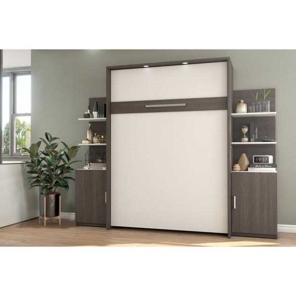 Full Murphy Bed with Floating Shelves (98W)