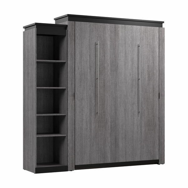 Queen Murphy Bed with Shelves (87W)