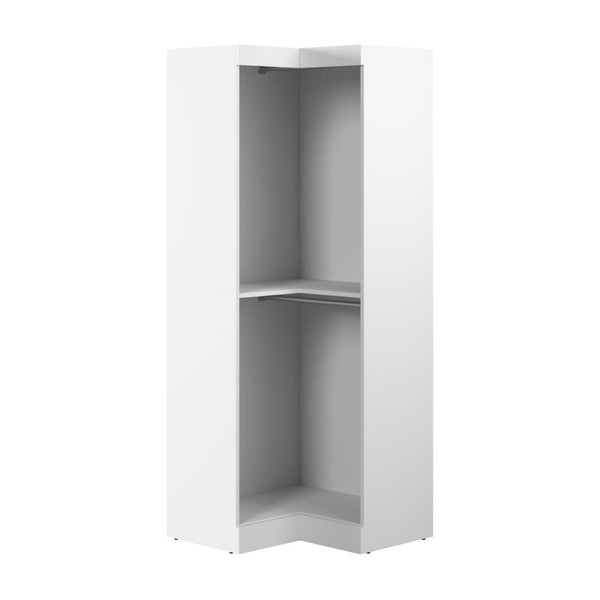 Contemporary Corner Closet System, 33W x 33D