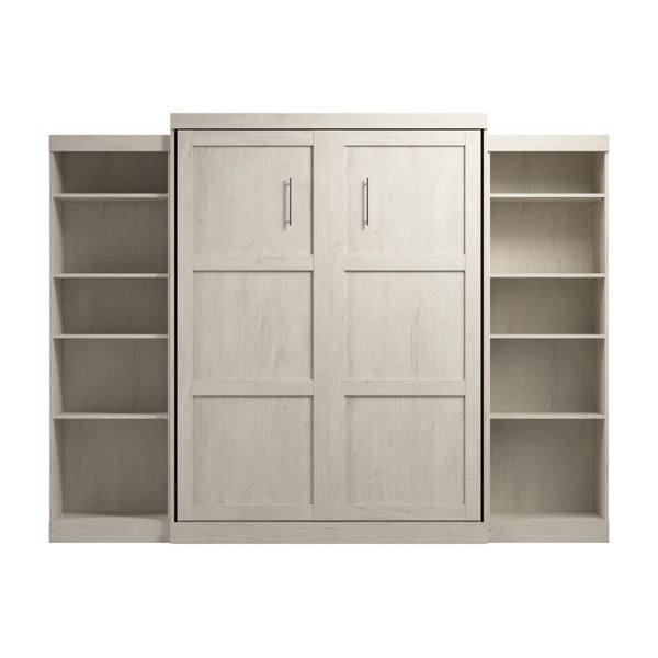 Queen Murphy Bed and 2 Shelving Units (115W)