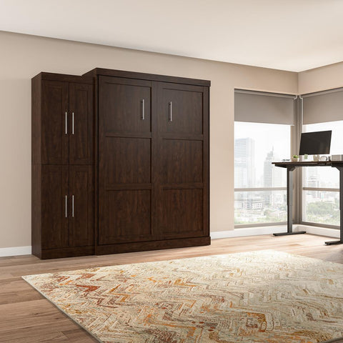 Queen Murphy Bed with Closet Organizer (90W)