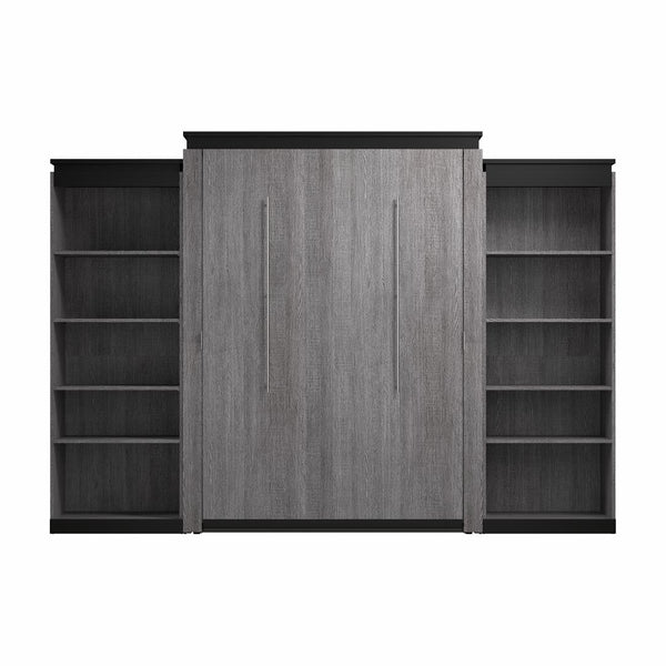 Queen Murphy Bed with Shelves (126W)