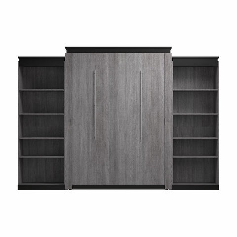 Queen Murphy Bed with Shelves (126W)