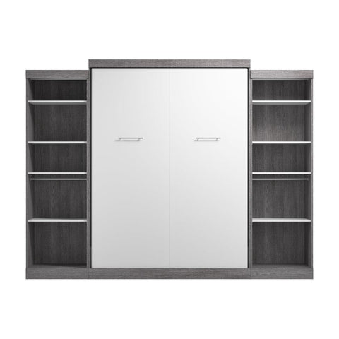 Queen Murphy Bed with 2 Closet Organizers (115W)