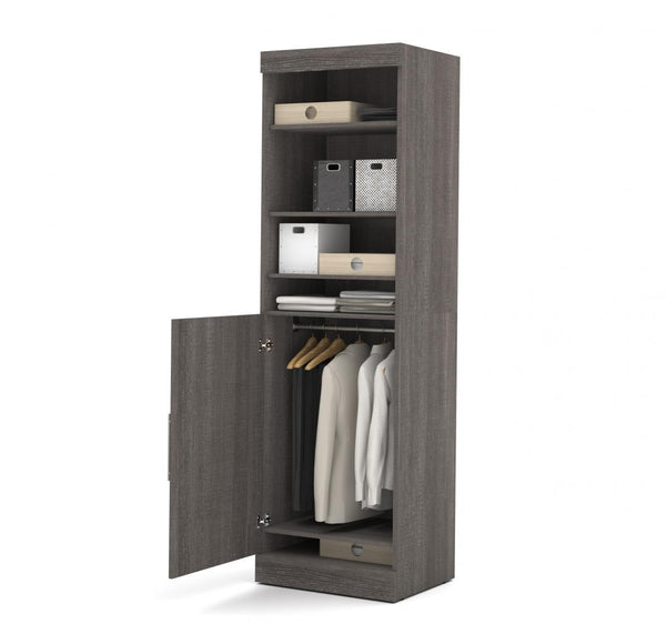 Queen Murphy Bed with Mattress and Storage Unit (90W)