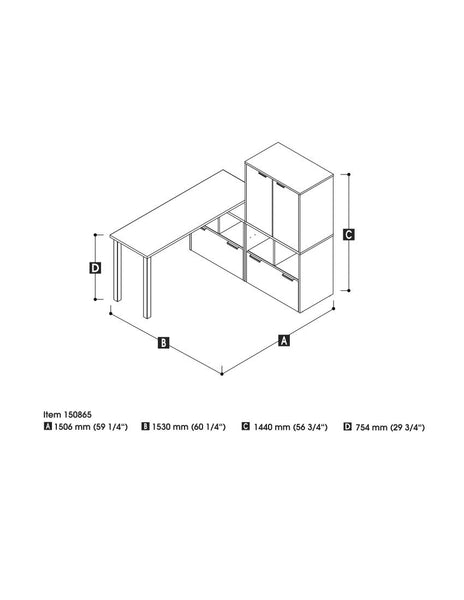 L-Shaped desk