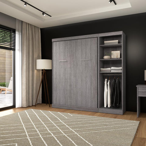 Full Murphy Bed with Closet Organizer (84W)