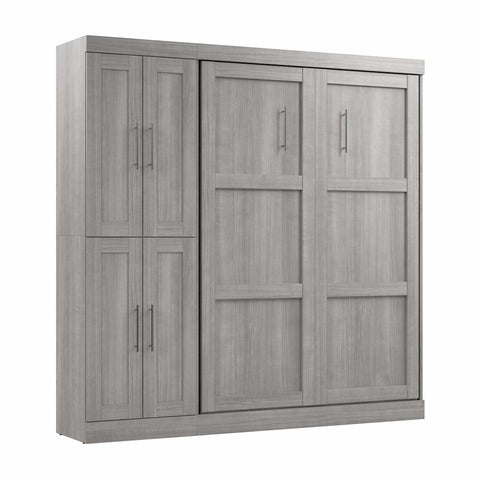 Full Murphy Bed with Closet Organizer (84W)