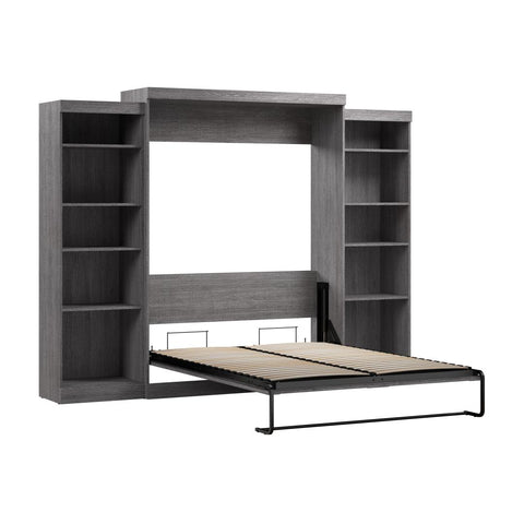 Queen Murphy Bed and 2 Shelving Units (115W)