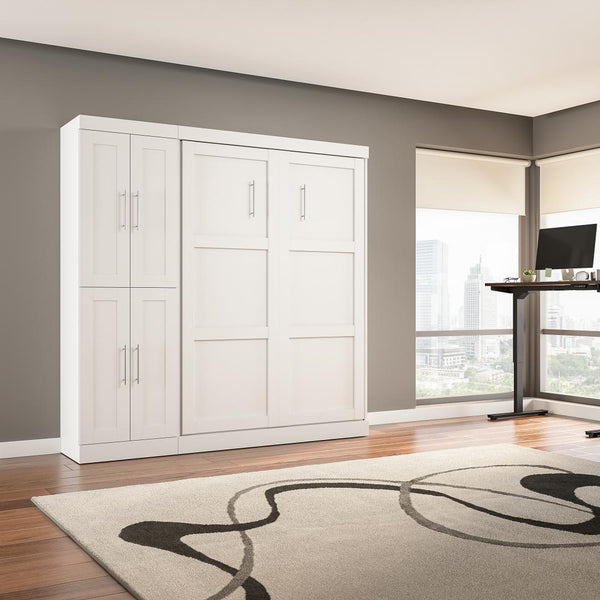 Full Murphy Bed with Closet Organizer (84W)