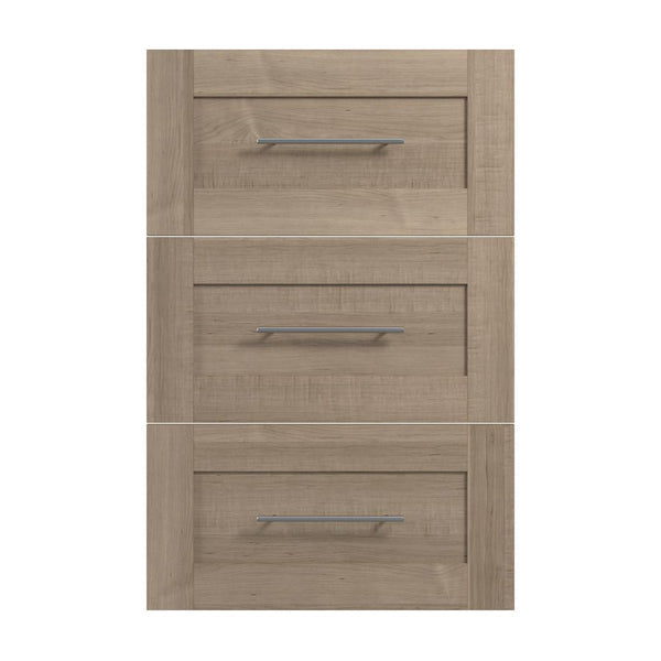 Contemporary Drawers (3) Set, 25W x 17D