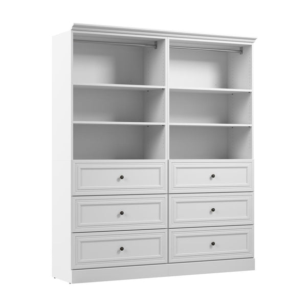 72W Closet Organizer with Drawers