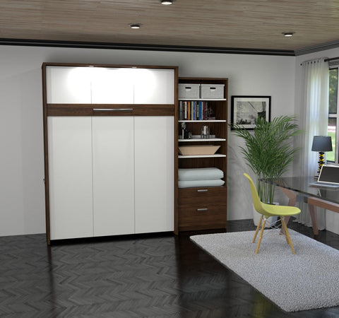Queen Murphy Bed with Closet Organizer (95W)