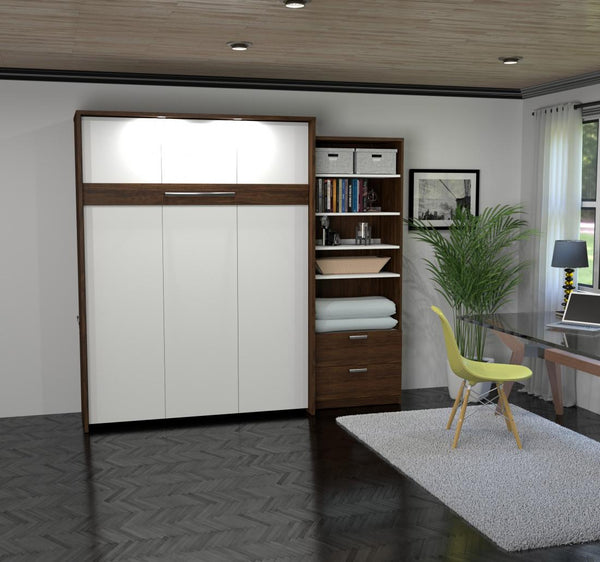 Queen Murphy Bed with Closet Organizer (95W)