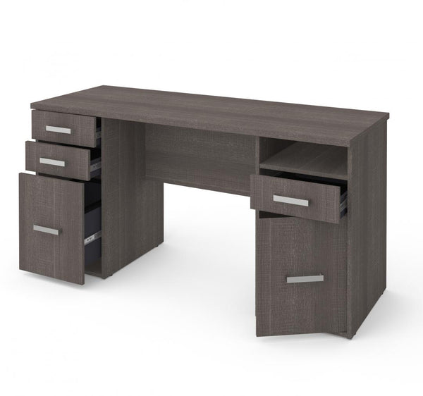 Small Desk with 2 Pedestals