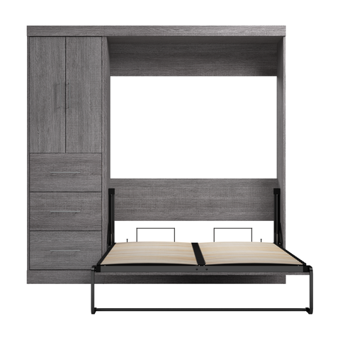 Full Murphy Bed with Wardrobe (84W)