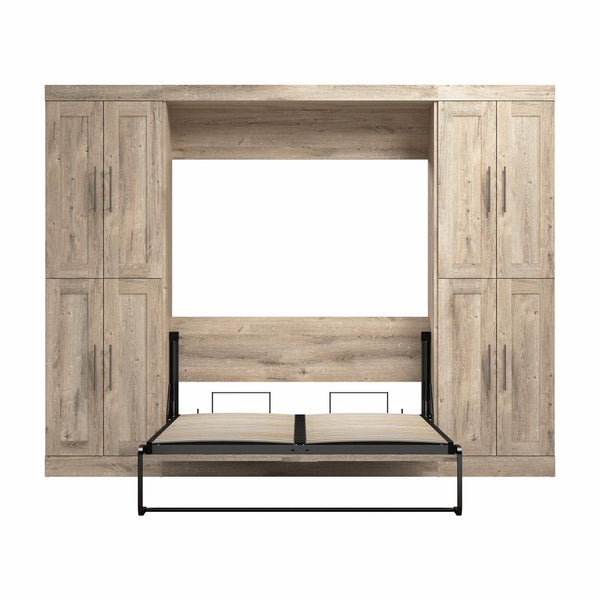 Full Murphy Bed with Storage Cabinets (109W)