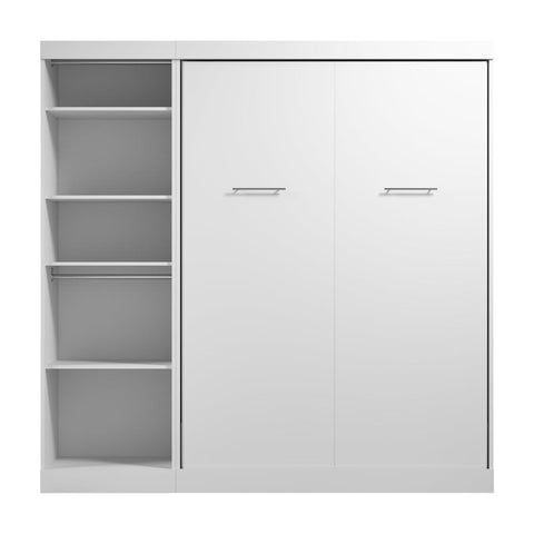 Full Murphy Bed with Closet Organizer (84W)
