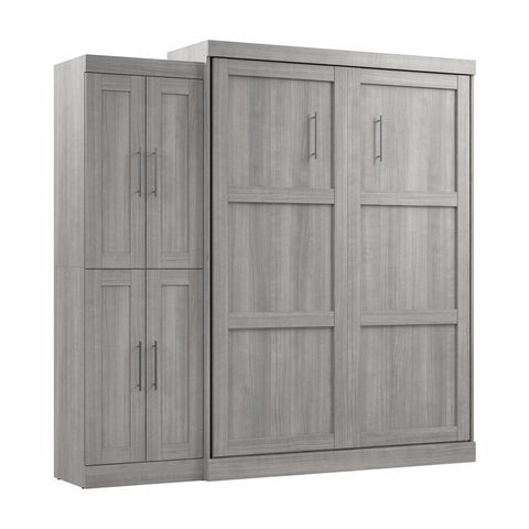 Queen Murphy Bed with Closet Organizer (90W)